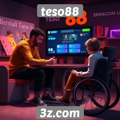 Acessibilidade e interface do usuário no teso88
