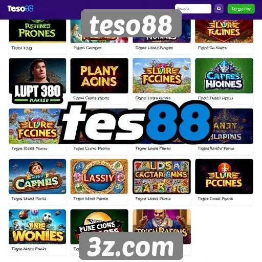 Análise da oferta de jogos no site teso88
