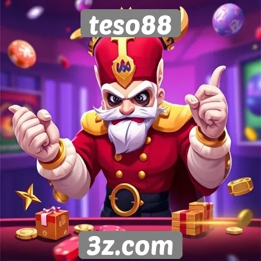 Características dos jogos disponíveis em teso88